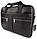 Чоловіча  шкіряна  сумка-портфель діловий стиль Tiding Bag N4527 чорна, фото 8