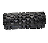 Масажний ролик (роллер) PowerPlay 4025 Massage Roller Чорно-помаранчевий (33x15см.), фото 7
