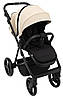 Коляска 2 в 1 Adamex Blanc Eco SA-8 бежевий, фото 8