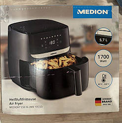 Мультипіч, MEDION E50 XL (MD 10532) Фритюрниця з гарячим повітрям 1700 Вт 5,7 л безоливна спека