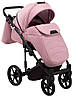 Коляска 2 в 1 Adamex Porto Light Tip TK-24 рожевий, фото 7