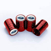 Ковпачки на ніпель для Жирулі, ВАЗ, Лада Alitek Long Red, 4 шт.