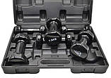Набір гантелей в кейсі 9 кг. PowerPlay 4121 Fitness Dumbells (2 шт.*1кг. 2 шт.*1,5кг. 2шт.*2кг.), фото 6