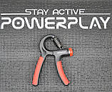 Еспандер кистьовий PowerPlay PP-4323 з регульованим навантаженням 10-40 кг. Strength Grip Чорно-червоний, фото 10