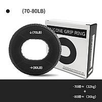 Еспандер кистьовий для зміцнення та розвитку передпліч, зап'ястей та пальців. Еспандер силіконовий для рук 2 в 1, фото 2