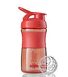 Шейкер спортивний (пляшка) BlenderBottle SportMixer Flip 20oz/590ml Coral, фото 4