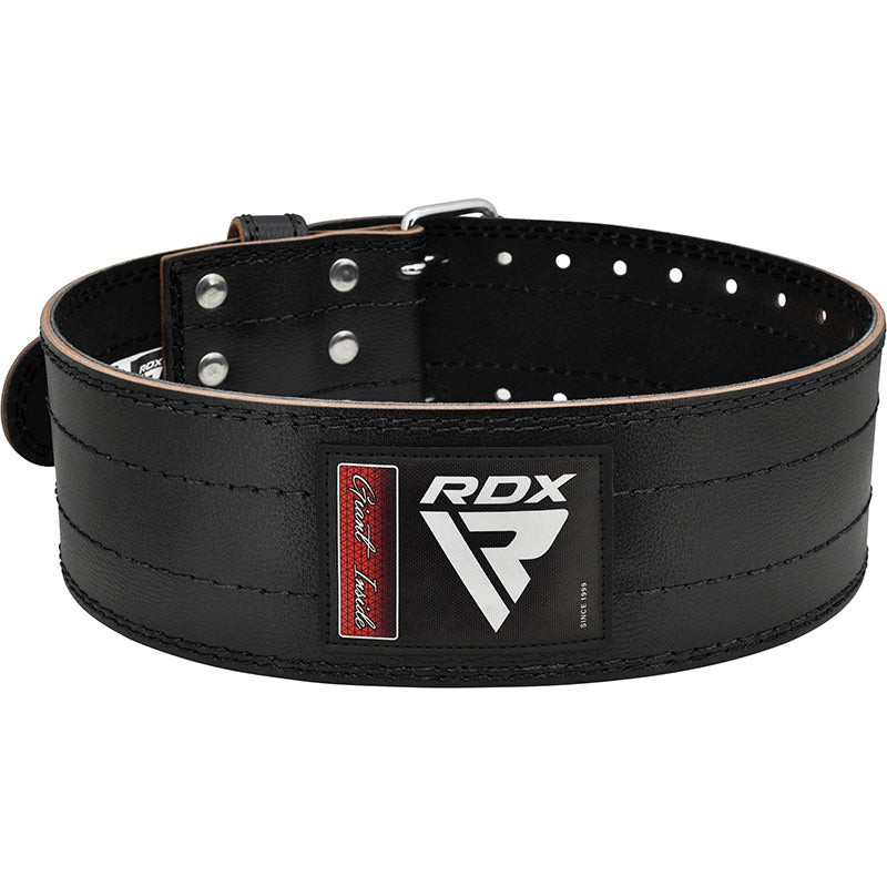 Пояс для пауерліфтингу RDX RD1 шкіряний Black S, фото 1