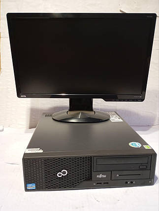 Б/в ПК+Монітор Fujitsu Esprimo E510 SFF| i5-2400| 8GB RAM| 500GB HDD| HD 2000+BenQ G2225HDA| 22" 1920x1080 | VGA, фото 1