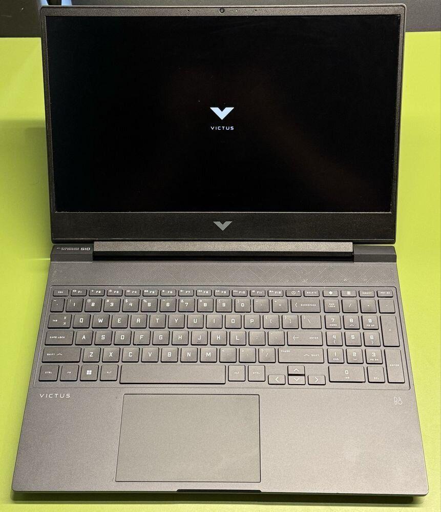 Б/в Ігровий ноутбук HP Victus 15 15.6" 1920x1080| Core i5-12450H| 16 GB RAM| 512 GB SSD| GeForce GTX 1650 4GB