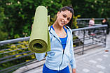 Килимок для йоги та фітнесу Power System PS-4014 PVC Fitness-Yoga Mat Green (173x61x0.6), фото 7