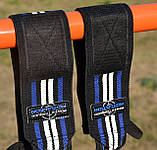 Кистьові бинти Power System PS-3500 Wrist Wraps  Blue/Black, фото 9