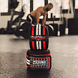 Бинти на коліна Power System PS-3700 Knee Wraps Red/Black (пара), фото 6