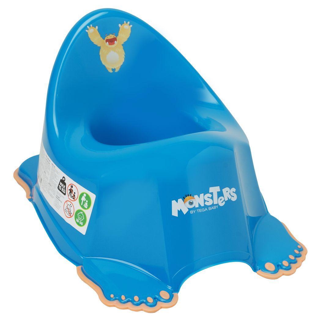 Горщик з антиковзаючим покриттям Tega Monsters MN-001-126 blue (блакитний), фото 1