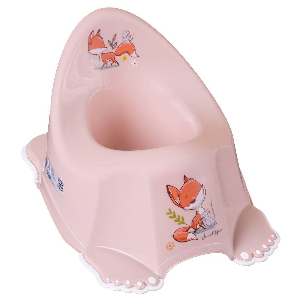 Горщик з антиковзаючим покриттям Tega FOREST FAIRYTALE Anti-slip potty FF-001-107 light pink (рожевий), фото 1