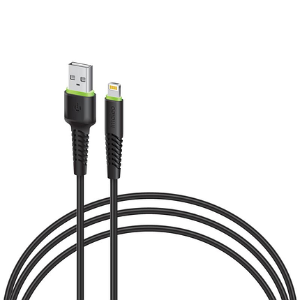 Кабель Intaleo CBFLEXL1 USB-Lightning (M/M) 1.2m Black (1283126577673), фото 1