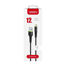 Кабель Intaleo CBFLEXL1 USB-Lightning (M/M) 1.2m Black (1283126577673), фото 5