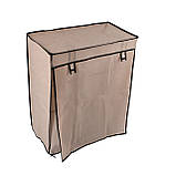 Тканинна шафа для взуття, кавова, фото 2