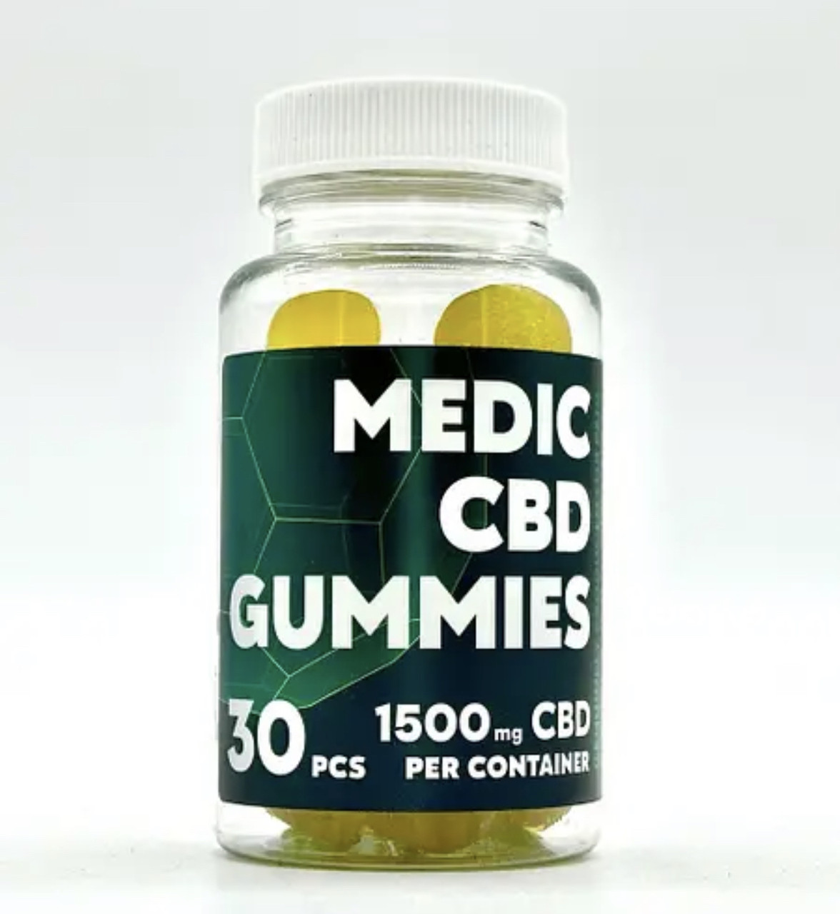 Желейні цукерки КБД Medic Cbd 1500 мг 30 шт Apple & Lemon, фото 1