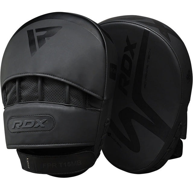 Лапи боксерські RDX T15 Noir Matte Black, фото 1