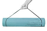 Килимок для йоги та фітнесу PowerPlay 4010 PVC Yoga Mat Зелений (173x61x0.6), фото 3