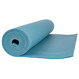 Килимок для йоги та фітнесу PowerPlay 4010 PVC Yoga Mat Зелений (173x61x0.6), фото 4