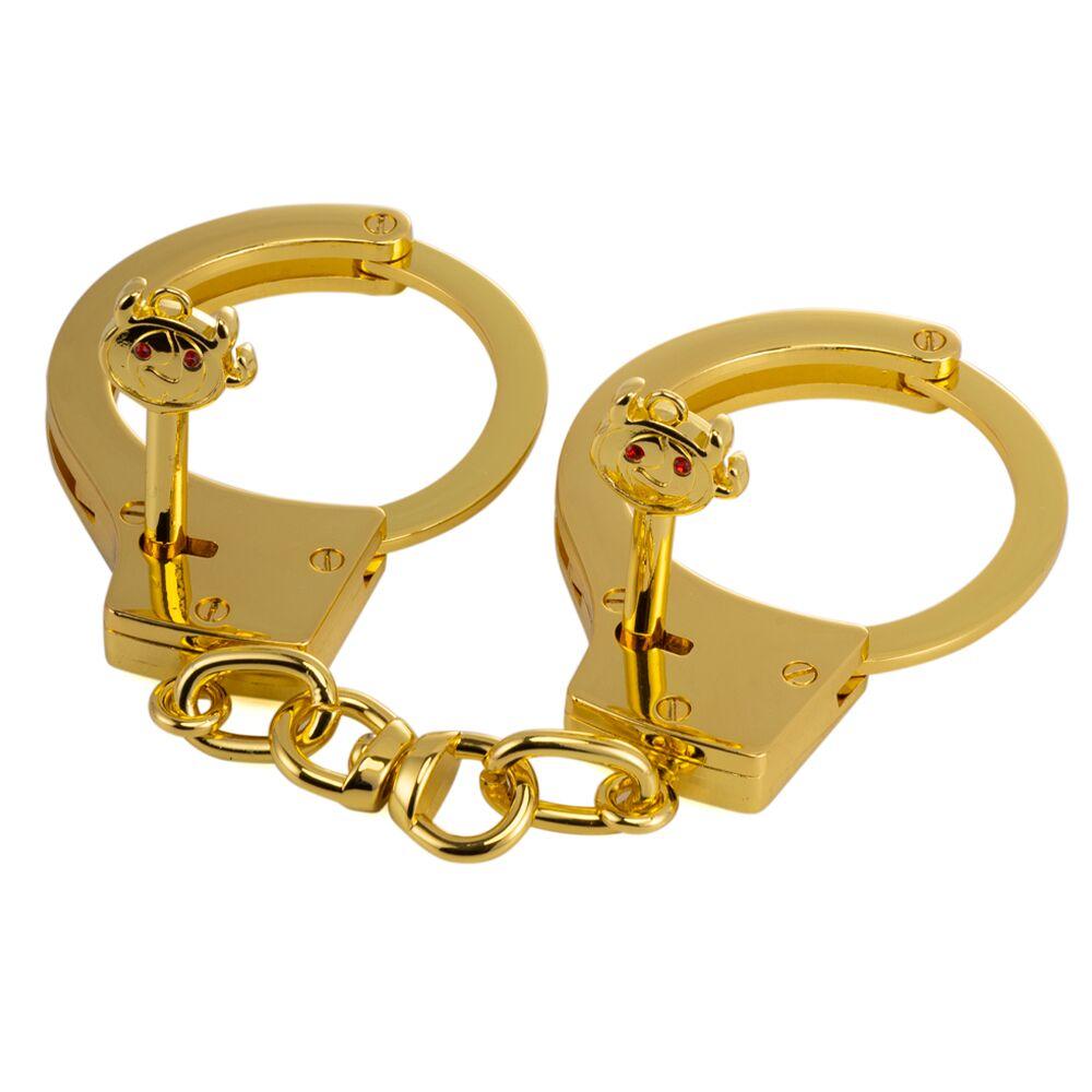 Наручники металеві золотистого кольору Lockink Pretty sub Handcuffs Кайф, фото 1