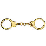 Наручники металеві золотистого кольору Lockink Pretty sub Handcuffs Кайф, фото 6