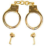 Наручники металеві золотистого кольору Lockink Pretty sub Handcuffs Кайф, фото 7