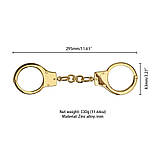 Наручники металеві золотистого кольору Lockink Pretty sub Handcuffs Кайф, фото 8