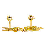 Наручники металеві золотистого кольору Lockink Pretty sub Handcuffs Кайф, фото 9