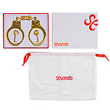 Наручники металеві золотистого кольору Lockink Pretty sub Handcuffs Кайф, фото 10