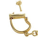 Наручники металеві золотистого кольору Lockink Love slave Handcuffs Кайф, фото 5