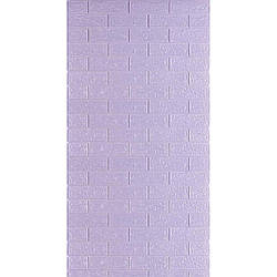 Самоклеюча 3D панель 3080x700x3мм Світло-фіолетова Цегла SW-00001758