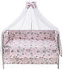 Дитяча постіль Qvatro Gold RG-08 рожевий (звірята), фото 2