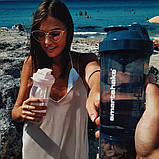 Шейкер спортивний SmartShake Slim 500ml Black, фото 6