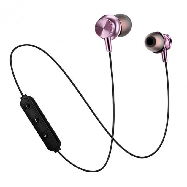 Бездротові Bluetooth навушники Alitek XT11 Sport Rose