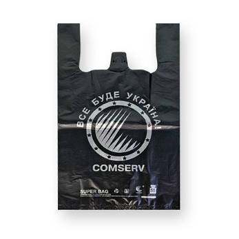 Пакети майка поліетиленова розмір 34х55 БМВ Сomserv Люкс 100 шт/уп., фото 2
