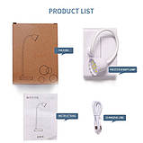 Лампа Led 18 (20Вт.) на акумуляторі та підставці для прихвату верхніх форм та гелевих типс, з дзеркалом, фото 8