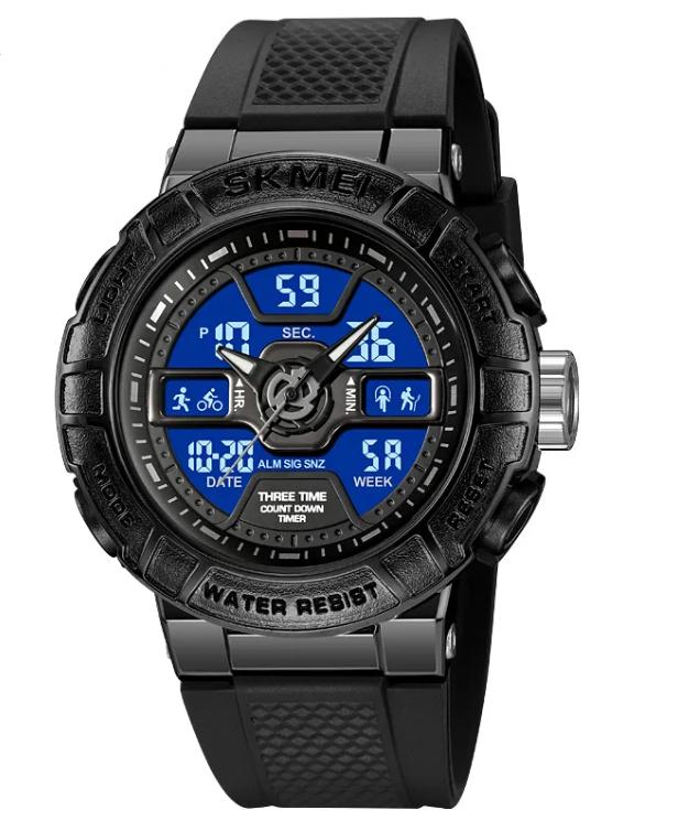 Чоловічий Військовий годинник Skmei Roko Black