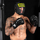 Боксерський шолом Phantom APEX Full Face Neon One Size Black/Yellow (капа в подарунок), фото 10