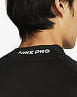 Футболка-лонгслів компресійна Nike Pro Men's Dri-FIT Fitness Mock-Neck Long-Sleeve Top (FB7908-010), фото 4