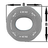 Еспандер кистьовий силіконовий PowerPlay PP-4331 Hand Grip Large 30-35-40 кг. Сірий, фото 11