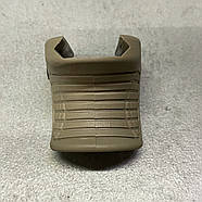 Упор DLG TACTICAL (DLG-151-beige) з гніздом для QD антабки, колір Койот, упор на цівку на планку Пікатінні, фото 3