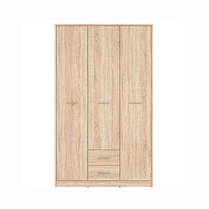 Шафа для одягу з ящиками Гербор Непо SZF3D2S N Дуб сонома (GRB-1439)