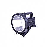 Ліхтар акумуляторний світлодіодний Watton WT-407 прожектор з ручкою переносний, ліхтарик великий, фото 5