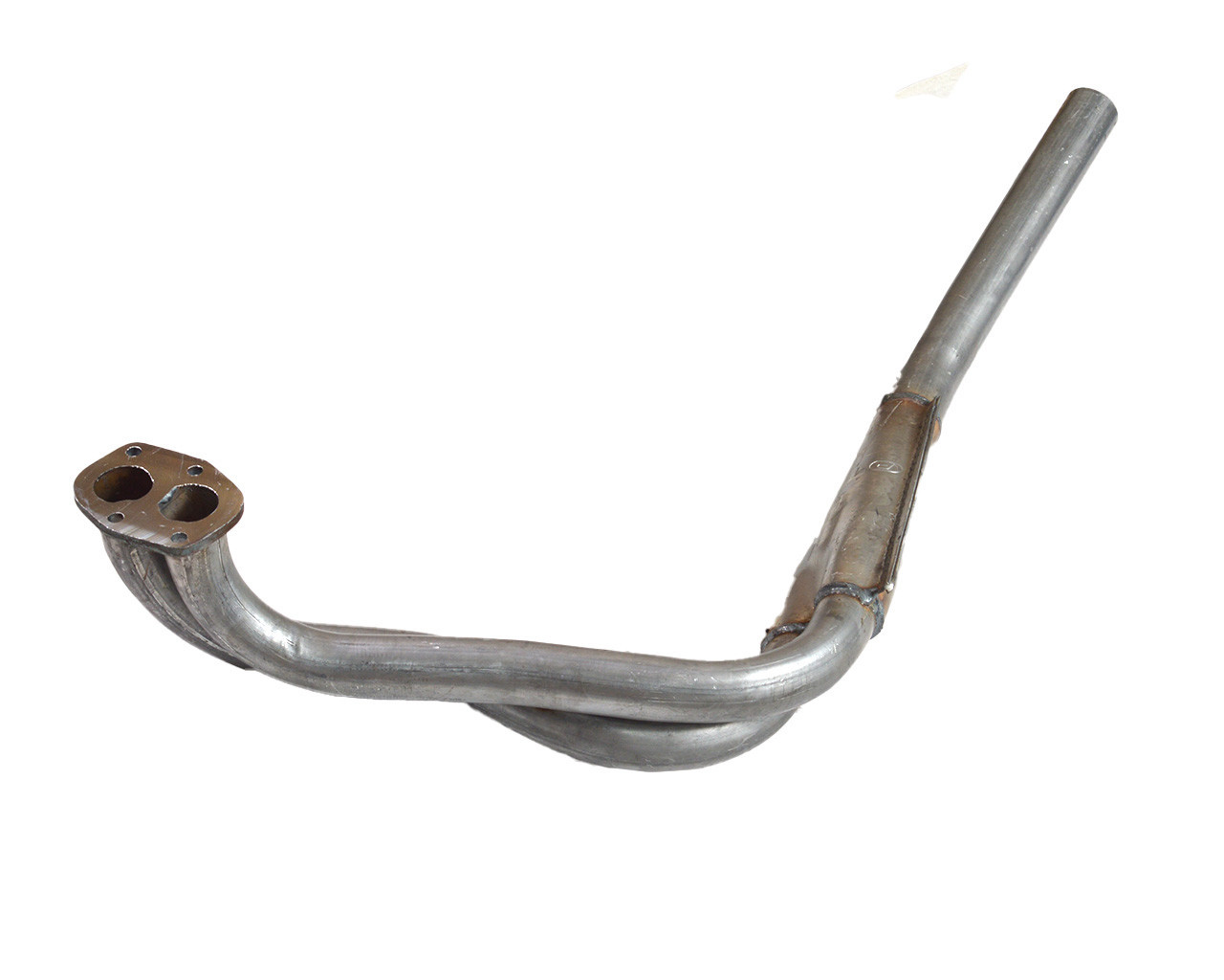 Труба приймальна глушника ВАЗ 2101-07 довгий човен, алюмінізована, фото 1