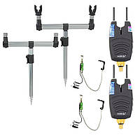 Набір буз-бар Hirisi на 2 вудлища 2 Сигналізатори Hirisi B1128 і 2 Свингери Hirisi B1139