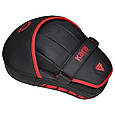 Лапи боксерські RDX F6 KARA Matte Red, фото 4