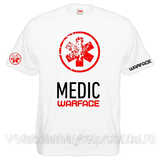 Футболка "Medic warface (Варфейс медик)" 