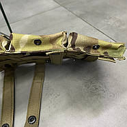 Армійський підсумок на 3 магазини, WINTAC, сумка на 3 магазини для АК, Мультикам, Cordura 1000D, фото 4